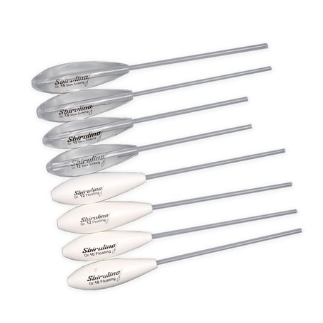 Sbirulino® Kit Mix 8 pcs de bombettes de pêche flottantes et Semi-plongeantes (Jeu de 12-15 g de bombettes Semi-plongeantes et 1