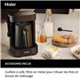 Haier I-Master Série 5 Préparateur de Boissons Chaudes et Mousseur Multi-Boissons, Programmes Lait, Café, Chocolat Chaud, Thé et
