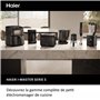 Haier I-Master Serie 5 Blender avec Broyeur à Glace, Smoothie, 5 Vitesses Variables, Fonction Pulse, Auto-Nettoyage, Bol en Verr