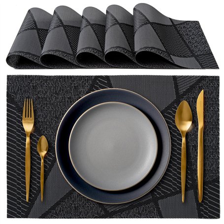 IPEA Sets de Table élégants 45 x 30 cm pour Dîner