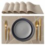 IPEA Sets de Table élégants 45 x 30 cm pour Dîner