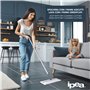 IPEA Kit Complet Balai avec Tête Rotative à 180° - Balai pour Laver Les Sols, Dépoussiérer, Nettoyer Les Vitres - 2 Lingettes Sè