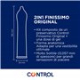 Control 2 en 1 Finissimo Original préservatifs fin et gel lubrifiant unidose - 12 kits