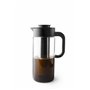 IBILI - Carafe à infuseur pour café/thé - Borosilicate - Filtre en acier inoxydable 18/10, Clair