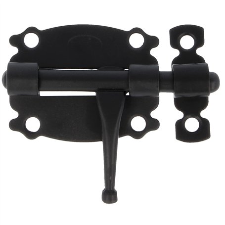 Amig - Goupille de chevauchement pour portes Mod.484 | 30 x 30 mm | Loquet de sécurité pour fermeture horizontale | Finition aci