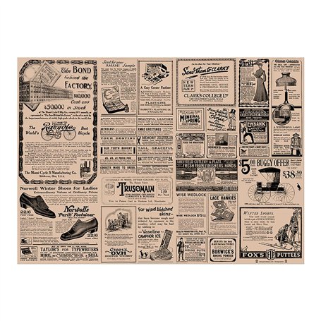 Lot de 250 sets de table recyclés « Times » 80 g/m²