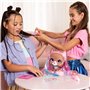 VIP PETS Mega Pet Nyla | Tête à coiffer avec Cheveux Extra Longs 40 cm et 30 Accessoires cheveux avec extensions et colorants à