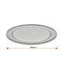 Plateau universel pour micro-ondes Ø 245 mm | Ancre lisse | Plateau en verre