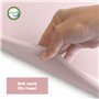Matelas a langer 50x70. Matelas a langer bebe en couleur rose, lavable et higiénique. Tapis a langer portable et léger, pour com