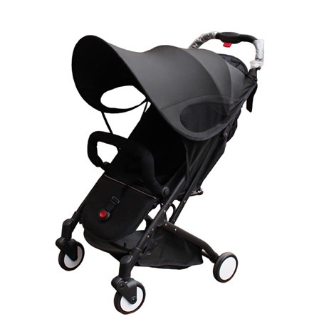Pare Soleil Poussette Universelle Anti-UV UPF50+ Canopy Auvent de Poussette Réglable Poussette protection soleil Housse de Solei