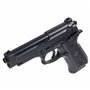 Saigo Defense Pistolet à Billes Airsoft S92 SG00056-Modèle à Ressort-rechargement Manuel/Coup par Coup-Couleur : Noir-matière:Pl