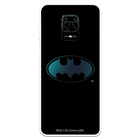 Coque pour Xiaomi Redmi Note 9S - Note 9 Pro Officielle DC Comics Batman Logo Transparent pour protéger votre téléphone portable