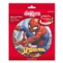 Dekora - Decoration Gateau Anniversaire Spiderman Feuille Azyme - 20 cm Diametre