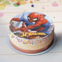 Dekora - Decoration Gateau Anniversaire Spiderman Feuille Azyme - 20 cm Diametre
