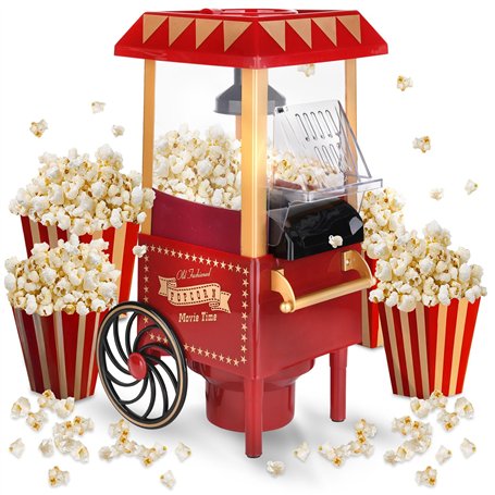 NK Machine à popcorn rétro électrique 1200 W