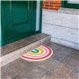 fisura. Paillasson d'entrée « Arcoiris » en Coco avec Base antidérapante en PVC Paillasson extérieur Original Peint à la Main Di