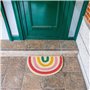 fisura. Paillasson d'entrée « Arcoiris » en Coco avec Base antidérapante en PVC Paillasson extérieur Original Peint à la Main Di