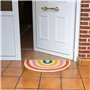 fisura. Paillasson d'entrée « Arcoiris » en Coco avec Base antidérapante en PVC Paillasson extérieur Original Peint à la Main Di