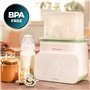 Cecotec Chauffe Biberon Double Nana BabyCare Double BottleWarmer. Design Compact, Chauffe Deux Biberons, Sans BPA, Panier Intéri
