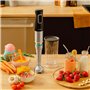 Cecotec Katana TotalDestroy 1200XL BL Hand Blender, 1200 W, 21 vitesses et Turbo, 4 lames en titane noir, capot anti-éclaboussur