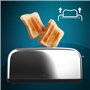 Cecotec Grille-pain Vertical 1 Fente Longue Toastin' time 850 Inox Long Lite. 850 W, 2 Tranches de Pain, Fente Large de 3,8 cm,