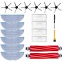 Recamania Accessoires Kit de rechange adaptable pour Roborock S7 S7+ S7 Plus S7 MaxV Plus Ultra T7 T7S T7 Plus Aspirateur