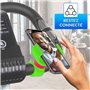 Support Telephone Velo Appartement Home Trainer Tapis de Course Universel Convient aux Smartphones jusqu'a 7,6" Vert