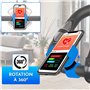 Support Telephone Velo Appartement Home Trainer Tapis de Course Universel Convient aux Smartphones jusqu'a 7,6" Bleu