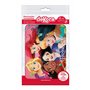 Dekora - Princesses Disney - Papier Comestible pour Gâteau d' Anniversaire - Décoration pour Gâteau en Feuille d’Azyme - A5