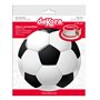 dekora - Décoration pour Gâteau d'Anniversaire d'Enfants - Disque Comestible Sans Sucre Ballon de Football | Diamètre 15,5 cm