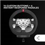 Mars Gaming MWH-RSX, Volant SimRacing Retour De Force Et Moteur Double, Set 3 Pédales Résistance Progressive, Levier De Vitesse 