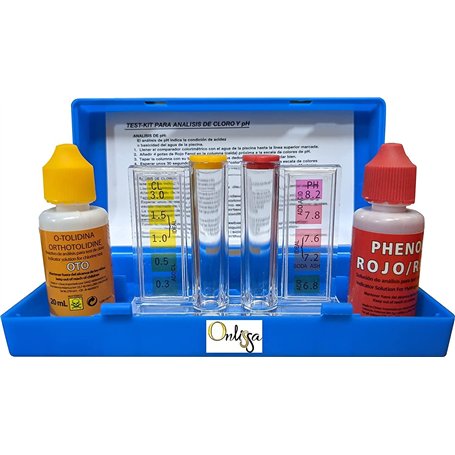 Onlissa Test Kit Ph et Chlore (Otho/Phenol)