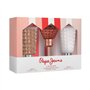 Pepe Jeans Life Is Now For Her Coffret Cadeau Femme Pack 3 Pièces Eau de Parfum Femme 30ml Body Lotion 50ml et Gel Douche 50ml S
