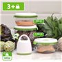 2 Contenants 600 ml et 1 Contenant 1350 ml