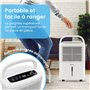 Pro Breeze Déshumidificateur d'Air Silencieux 12L/Jour - Absorbeur d'Humidité - 40 dB, Réservoir 1,8L, Drainage Continu, Minuter
