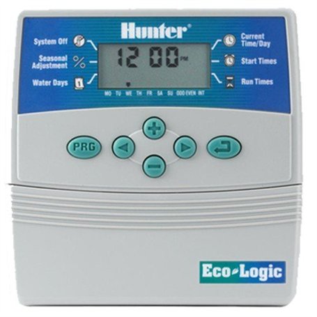 Riegoprofesional Programmateur d'arrosage électrique ECO Logic 4 saisons intérieur Hunter