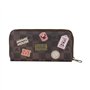 Disney Minnie Mouse Journey-Portefeuille Essentiel, Brun, 19 x 10 cm