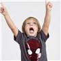 Spider-Man T-Shirt à Manches Courtes pour Enfant Gris foncé - Marque EAN : 8445484499889 - Taille : 4 Ans