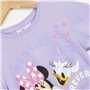 MINNIE MOUSE T-Shirt à Manches Courtes pour Enfant Violet - Marque EAN : 8445484499964 - Taille 6 Ans