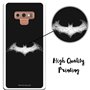 Personalaizer Coque pour Samsung Galaxy Note 9 - Batman Logo White