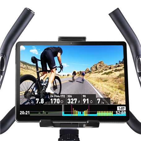 Support Tablette Velo Appartement Home Trainer elliptique adaptabilite Universelle a Tous Les modeles de tablettes et guidons In