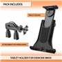 Support Tablette Velo Appartement Home Trainer elliptique adaptabilite Universelle a Tous Les modeles de tablettes et guidons In