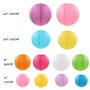 Lanternes en Papier 12 Pièces STARPIA Lampion Chinois Abat-jour en Papier 6" 8" 10" 12" Ronde Lampes en Papier Boule pour Décora