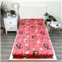 Gabby's Dollhouse Drap-housse simple pour enfant 100 % coton Taille 90 x 200 cm