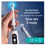 Oral-B Lot De 2 Brossettes Interdentaires De Rechange AUTHENTIQUES, Brossage En Profondeur Dans Les Zones Difficiles D’Accès, Br