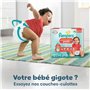 Pampers Premium Protection, Taille 7, 128 Couches, 15kg+, Double Protection pour la peau et contre les fuites Avec Poche Stop & 