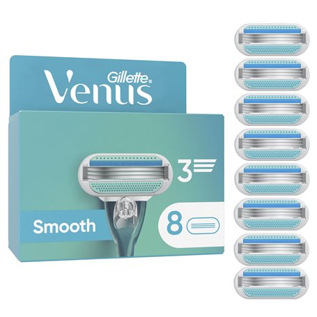Gillette Venus Lot De 8 Recharges De Rasoir Pour Femmes Smooth