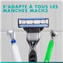 Gillette Lot De 15 Recharges De Rasoir Pour Homme Mach3 Avec Bande Lubrifiante Pour Une Glisse Fluide Pendant Le Rasage Et NOUVE