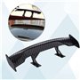 Tingz Mini aileron de voiture，Fibre de Carbone Décoration sans Perforation Noir，Décoration universelle de queue, stabilité de vé