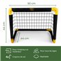Umbro Cage de Foot 50 x 44 x 44 cm - Ensemble de 2 Buts de Foot - Mini But Pliable - Kit Entrainement Football pour Enfants et A
